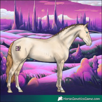 Horse Color:Amber Champagne Pearl Dun 