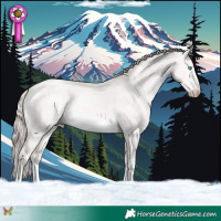 Horse Color:Platinum Chocolate Perlino Dun 
