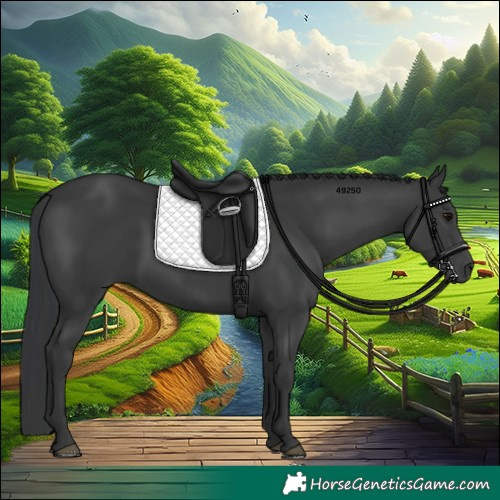 Horse Color:Black 
