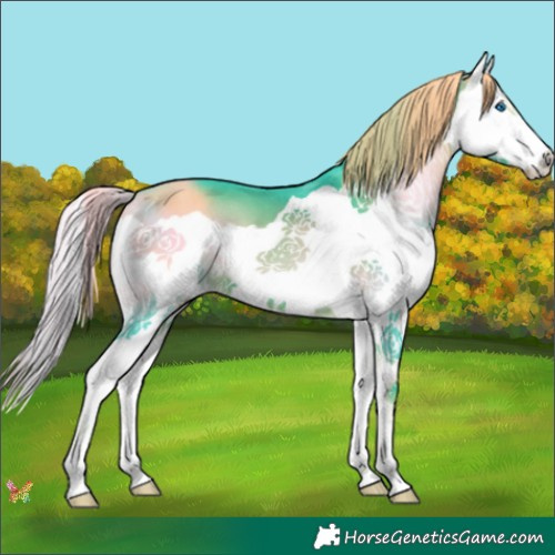 Horse Color:Watercolor Liver Red Onyx Splash 