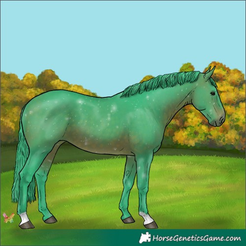 Horse Color:Watercolor Brown 