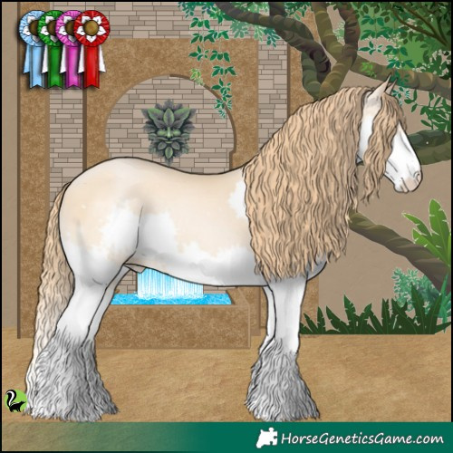 Horse Color:Buckskin Pearl Splash 