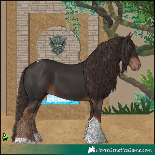 Horse Color:Liver Chestnut Tobiano 