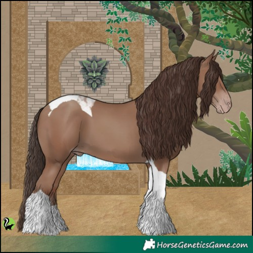 Horse Color:Classic Champagne Tobiano 