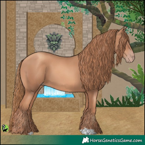 Horse Color:Gold Champagne 