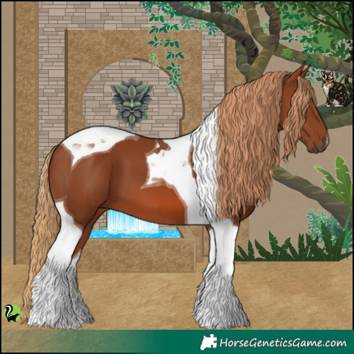 Horse Color:Chestnut Tobiano 