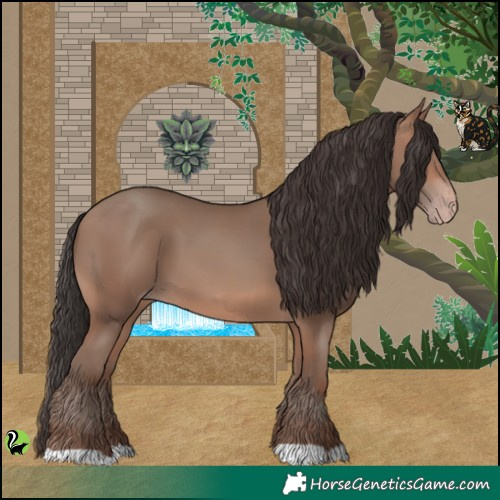 Horse Color:Sable Champagne 