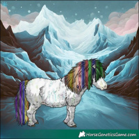 Horse Color:Painted Black Ice Appaloosa 