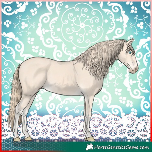 Horse Color:Perlino