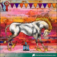 Horse Color:Classic Champagne Appaloosa 