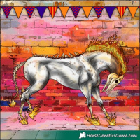 Horse Color:Classic Champagne Tobiano Appaloosa 