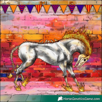 Horse Color:Classic Champagne Tobiano Appaloosa