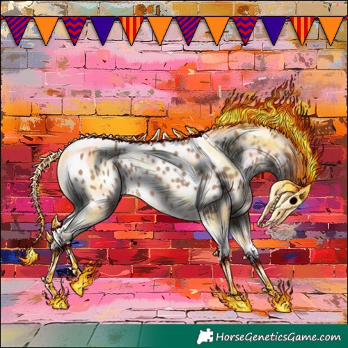 Horse Color:Sable Champagne Tobiano Appaloosa 