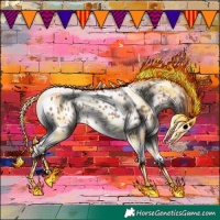 Horse Color:Sable Champagne Tobiano Appaloosa