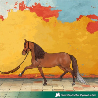 Horse Color:Chocolate Bay 