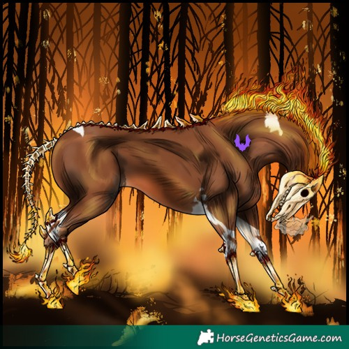 Horse Color:Chestnut Tobiano 