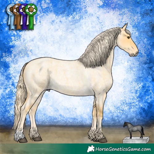 Horse Color:Palomino Roan Dun 