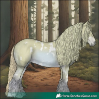 Horse Color:Watercolor White Spotted Chestnut