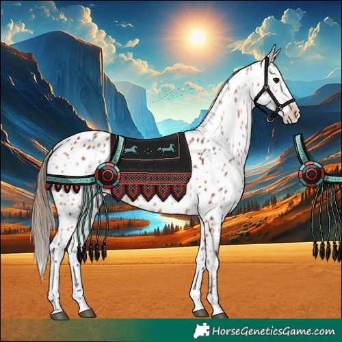 Horse Color:Bay Appaloosa 