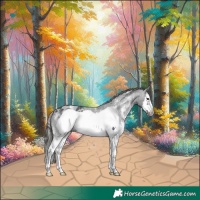 Horse Color:Liver Chestnut Sabino Splash Frame Appaloosa 