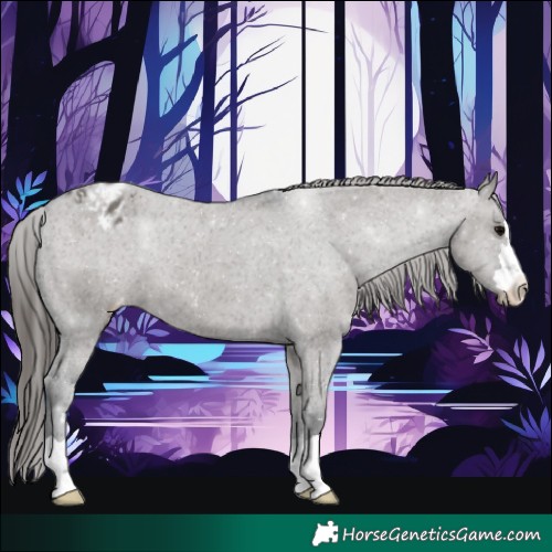 Horse Color:Grullo Varnish