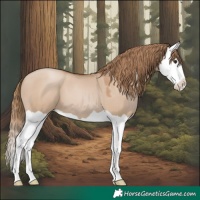 Horse Color:Grullo Pearl Splash 