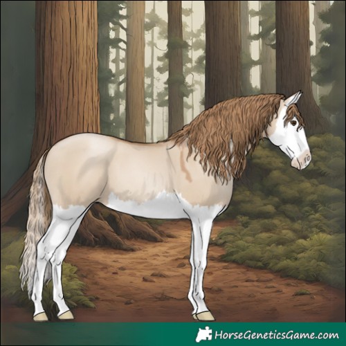 Horse Color:Grullo Pearl Splash