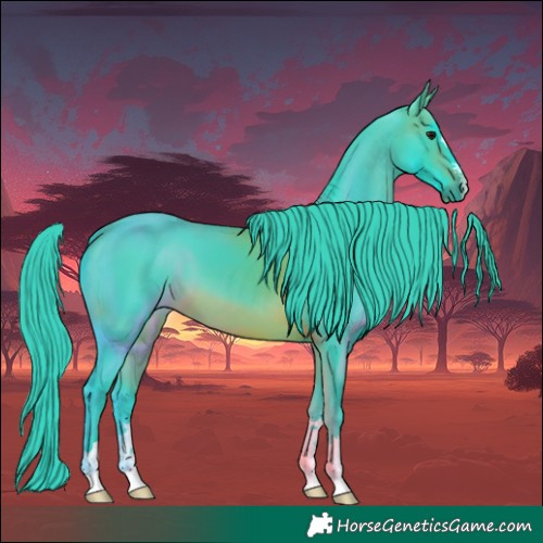 Horse Color:Watercolor Brown 