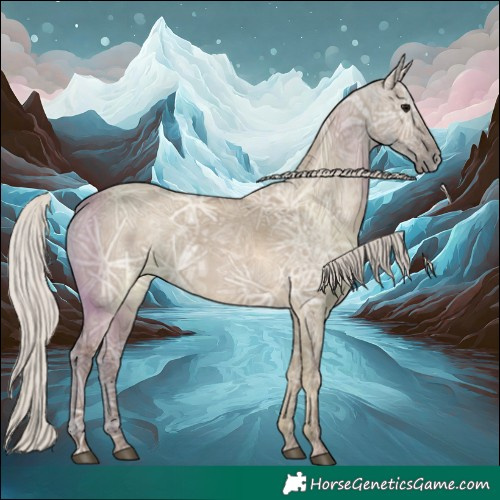 Horse Color:Silver Grullo Ice 