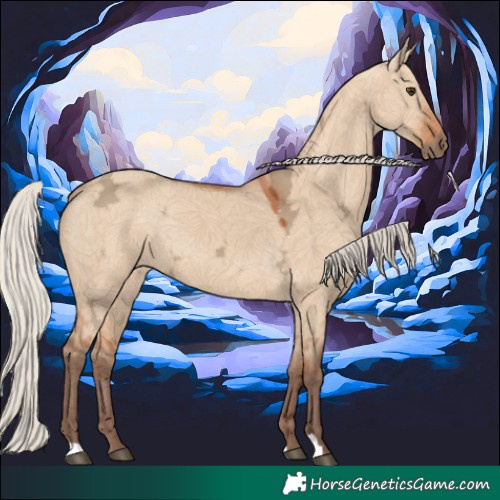 Horse Color:Silver Bay Ice Dun 