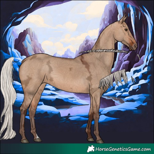 Horse Color:Silver Brown Ice Dun 