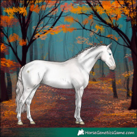 Horse Color:Platinum Chocolate Perlino Onyx