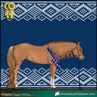 Horse Color:Chestnut Tobiano