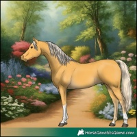 Horse Color:Palomino Tobiano 
