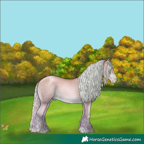 Horse Color:Silver Sable Cream Champagne Pearl 