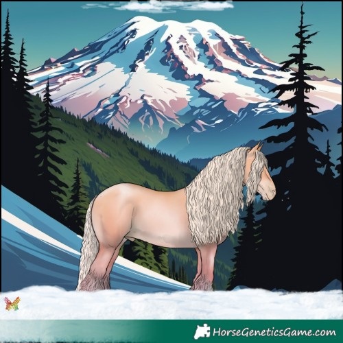 Horse Color:Silver Sable Champagne Pearl Dun 