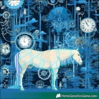 Horse Color:Painted Thunderstruck Gold Cream Champagne Dun 