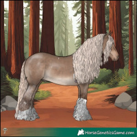 Horse Color:Liver Red Dun Mushroom Tobiano Rabicano 