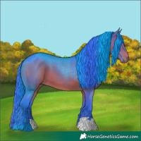 Horse Color:Watercolor Brown 