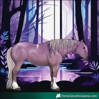 Horse Color:Silver Grullo Tobiano 