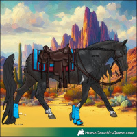Horse Color:Brown Tobiano 