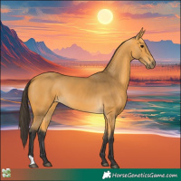 Horse Color:Buckskin 