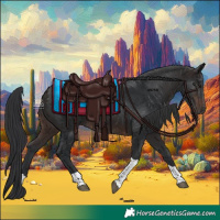 Horse Color:Brown Tobiano 