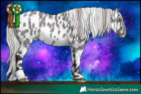 Horse Color:White Spotted Silver Brown Dun Mushroom Appaloosa Rabicano 