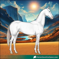 Horse Color:Nacre White Spotted Buckskin Ice Pearl Onyx Splash Leopard