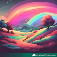 Horse Color:White Spotted Bay Splash Appaloosa