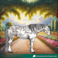 Horse Color:Grullo Sabino Splash 