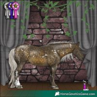 Horse Color:White Spotted Silver Buckskin Tobiano
