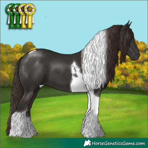 Horse Color:Liver Chestnut Tobiano 