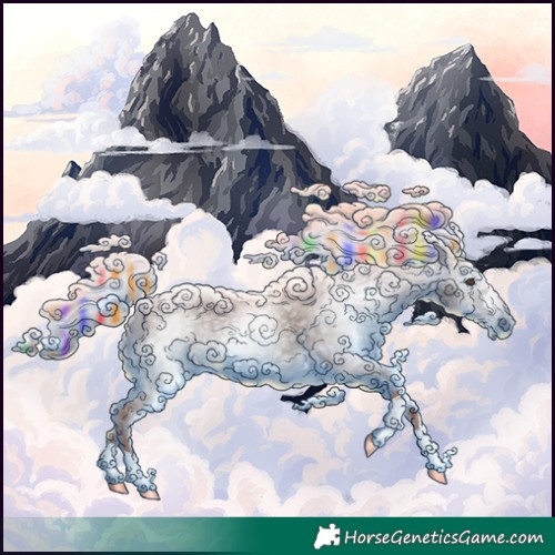 Horse Color:Gray Painted Chestnut 